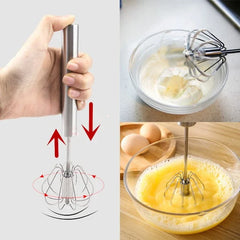 Stainless Steel Semi-Automatic Whisk