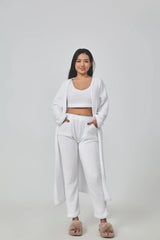 Cozy Loungewear Winter Warm 3 Piece Suit for Women