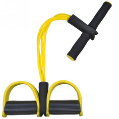 Pull Rope Fitness Equipment - Handle Foot Pedal Elastic Slimming Trainer