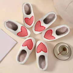 Heart Slippers - Big Love Cotton Warm Slippers