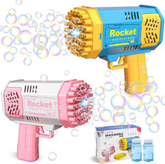 40-Hole Handheld Fully Automatic Space Light Bubble Machine Gun