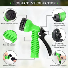 Expandable Garden Hose Magic Pipe - High-Pressure Car Wash & Garden Watering with Spray Gun