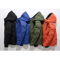 Winter Detachable Jacket Warm Hooded Thick Puffer Coat for Men