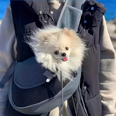 Breathable Portable Outdoor Crossbody Bag For Pet Dogs Cats