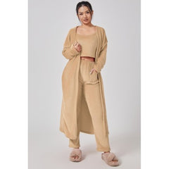 Cozy Loungewear Winter Warm 3 Piece Suit for Women