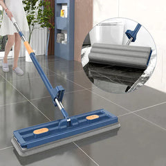 360 Degree Spin Glide Mop | A large, new type of flat mop ( 2 pcs cloth free )